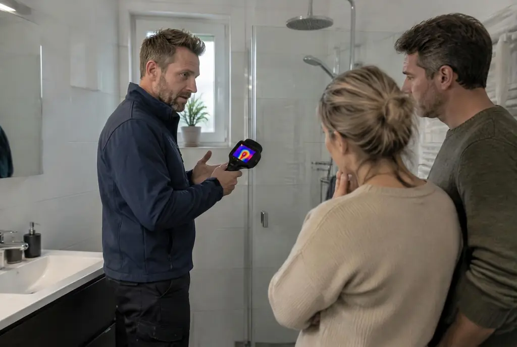 Lekdetectie Soest – specialist legt bevindingen uit aan bewoner
